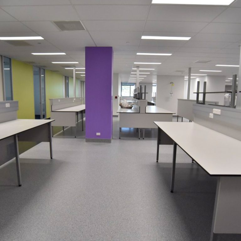 Rugged Resco Benchtops Selected for Wellington Laboratories. Resco Ablution Solutions