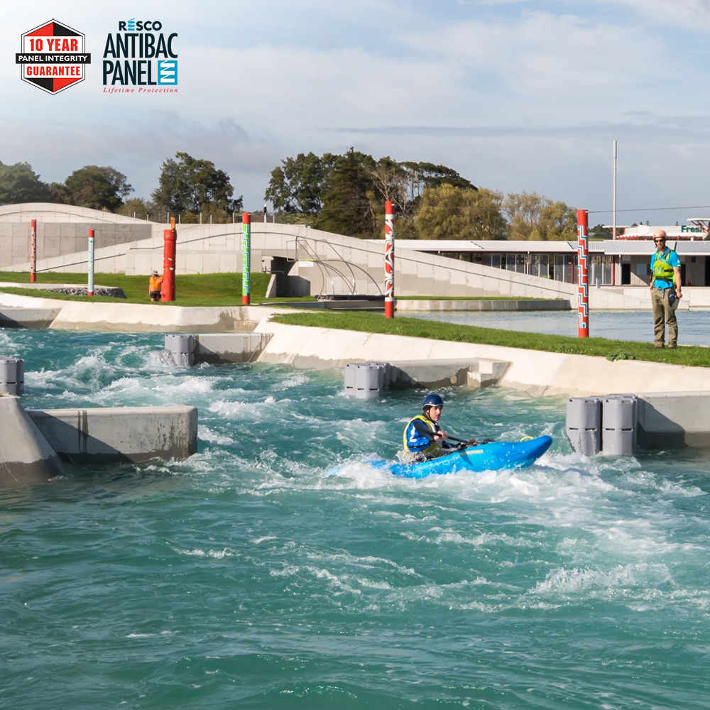 Water-Resistant Resco Products Prove Ideal at Wero Whitewater Park.